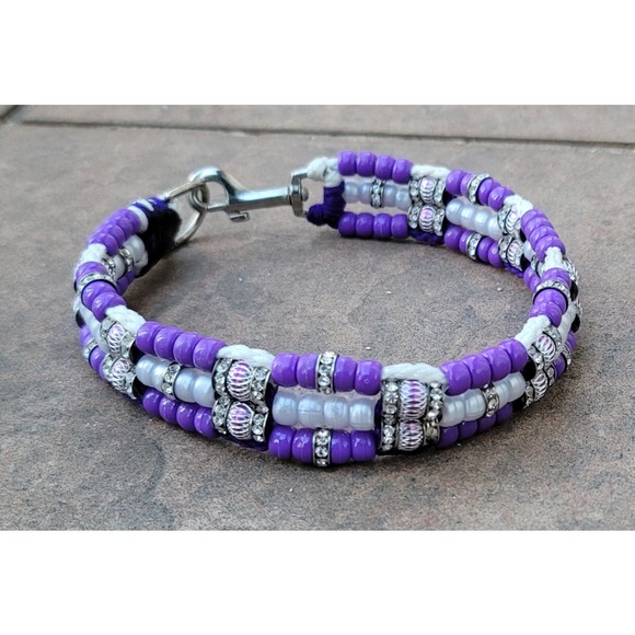 Handmade Other - Custom Handmade Beaded Bling Dog Collar